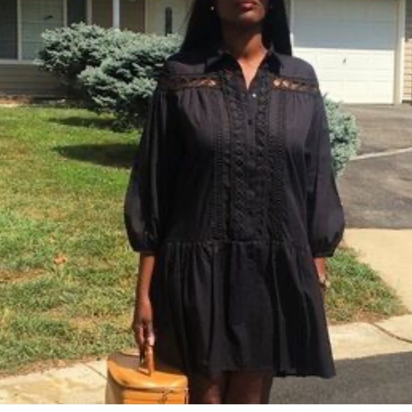 ZARA contrasting poplin dress - Picture 5 of 11